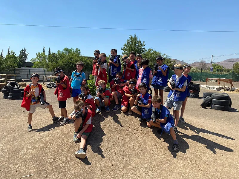 Kids celebrating a birthday party